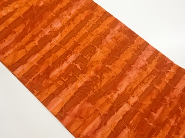 JAPANESE HIRAKI NAGOYA OBI / MATELASSE / ABSTRACT & STRIPE